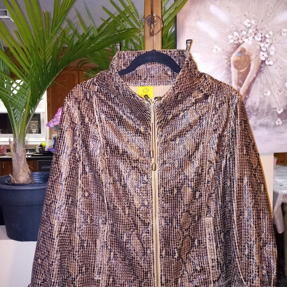 Ruby Road Women's Faux Animal Print Jacket - Picture 5 of 9